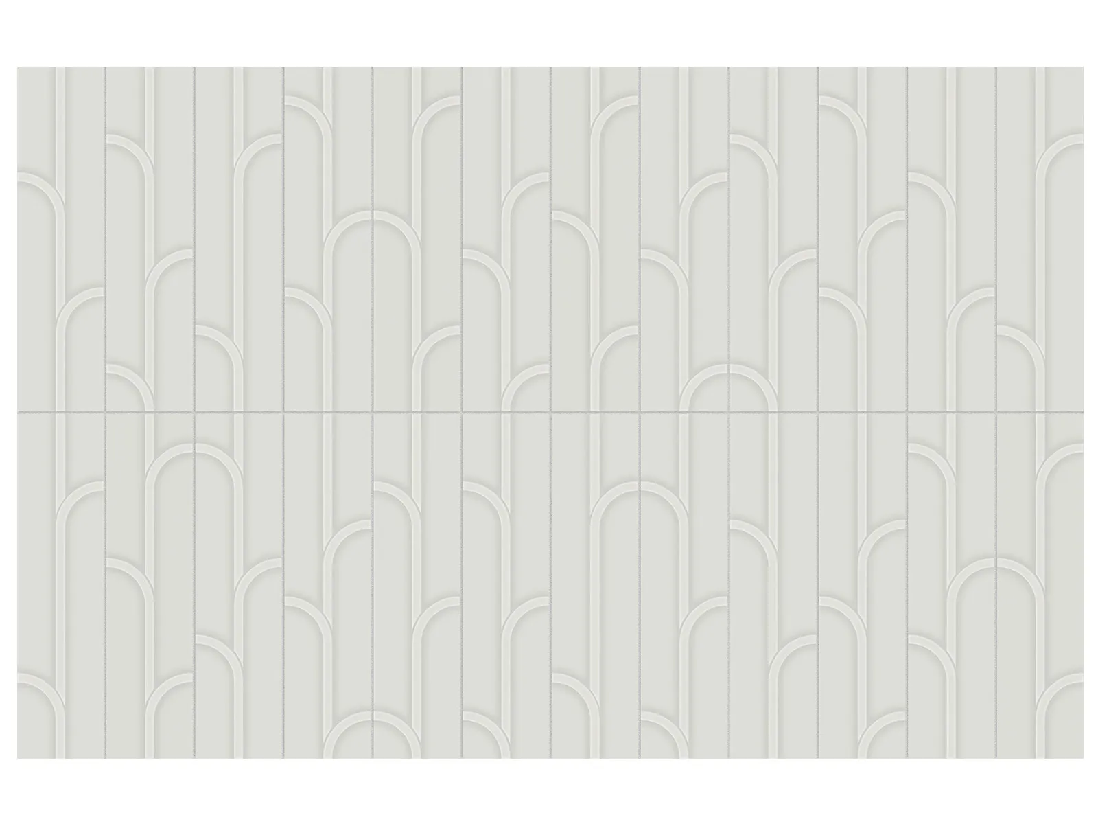 Wall Tiles Geometra Stone Glossy Ivy 3" x 12"
