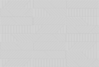 Wall Tiles Geometra Silver Glossy Maze 3" x 12"