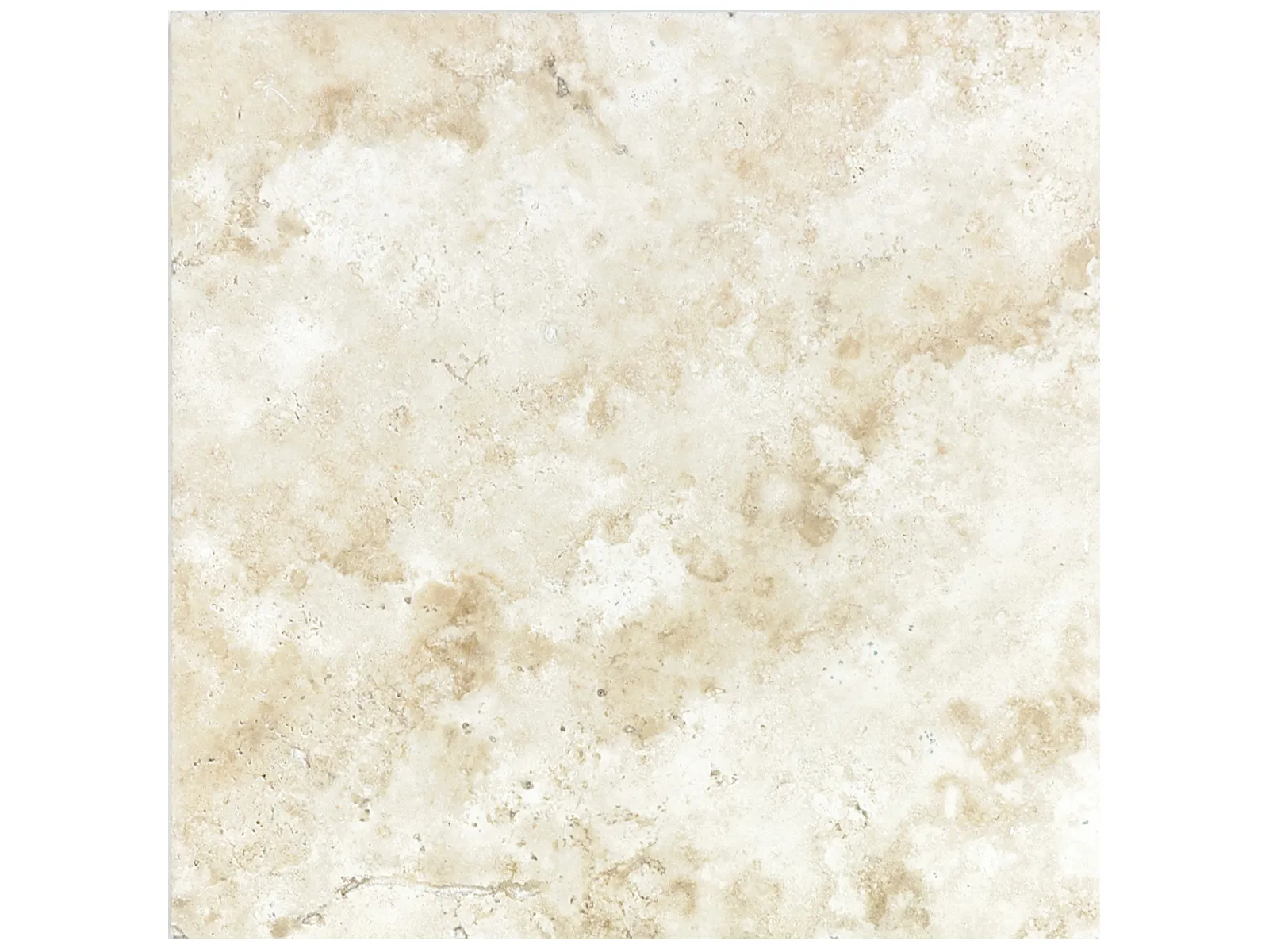 Floor Tiles Ivory Travertine Brushed 8" x 8"
