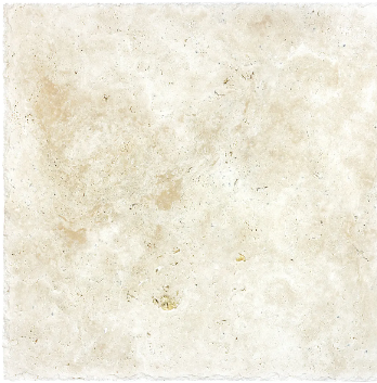 Floor Tiles Ivory Travertine Brushed Chiseled 16" x 16"