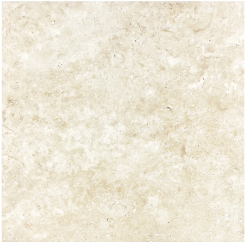 Floor Tiles Ivory Travertine Brushed 16" x 16"