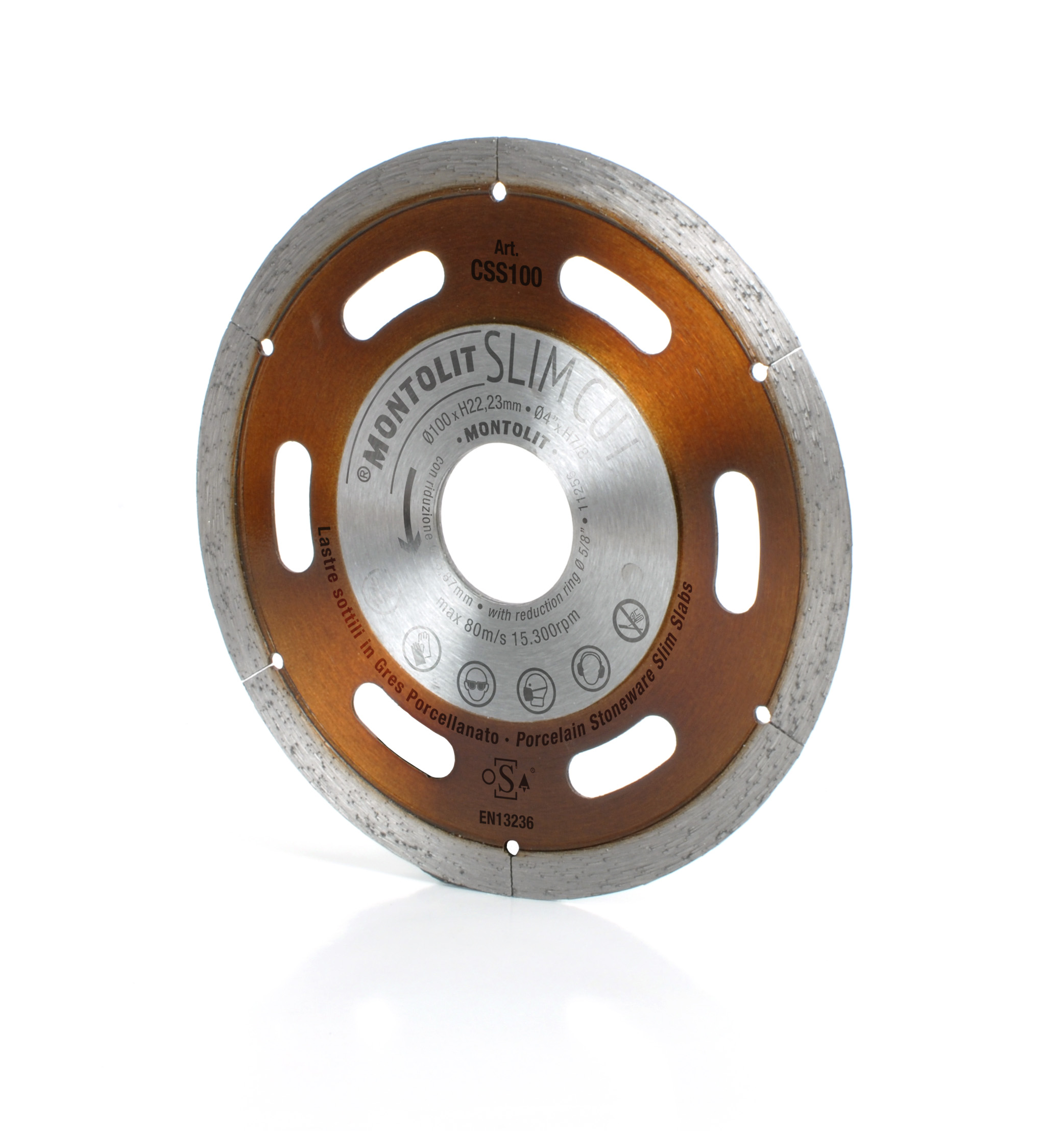 Ceramic Cutting Blade Slim Cut Diamond 4"