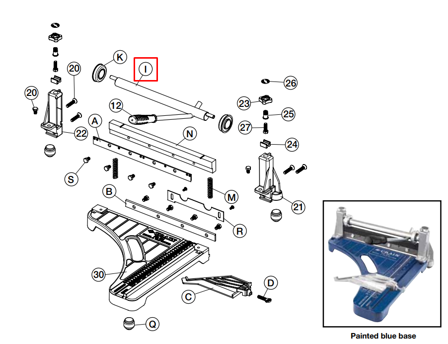 Crankshaft Handle and Grip for no. 001