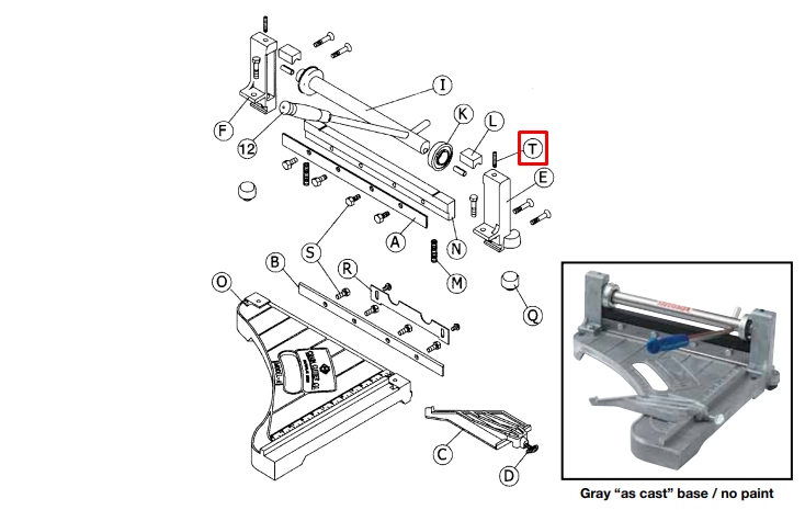 Blade Height Adjustment Screws for no. 001