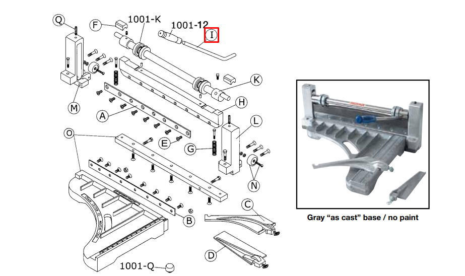 Crankshaft and Handle Grip for no. 008