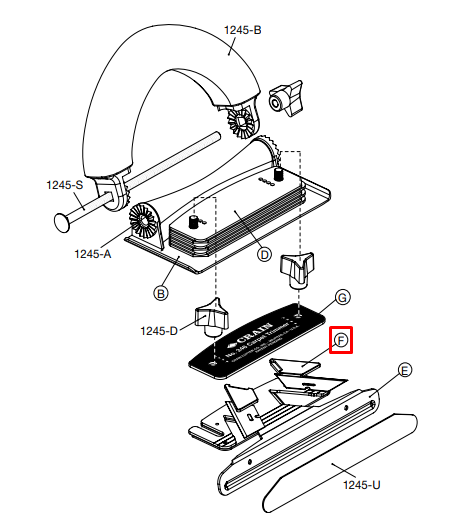 Blade Clamp Set for no. 246 (Pack of 2)