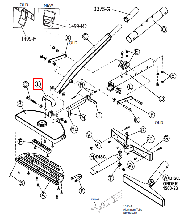 Lifting Handle with Screws for Old no. 499-500