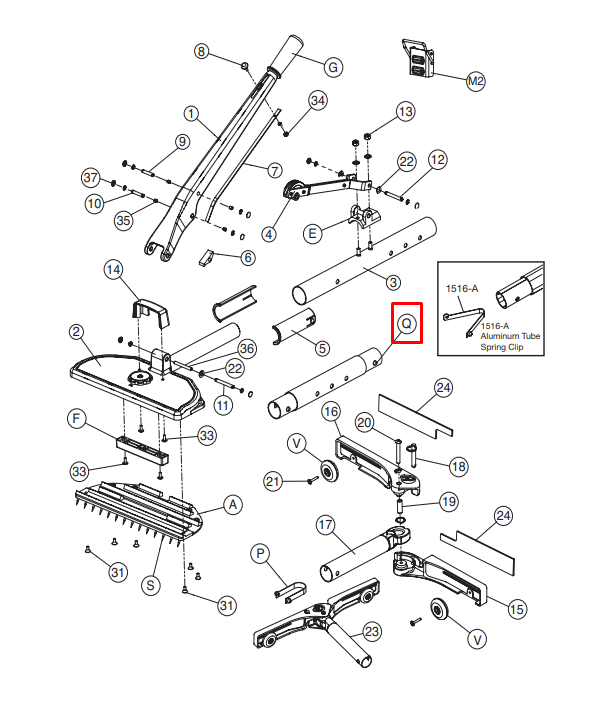 2-Piece Transfer Tube for no. 499-500