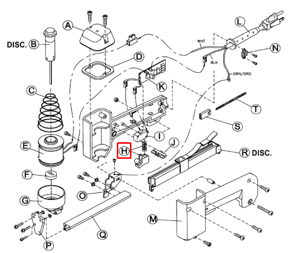 Trigger and Spring for no. 615