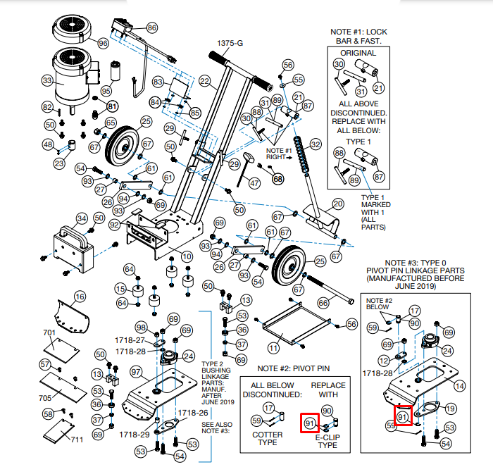 E-Clips 3/4" for no. 710 (Pack of 2)