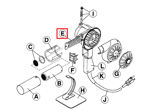Short Heating Element for no. 740-750-990