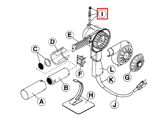Brushes, Caps and Springs for no. 740-750-990