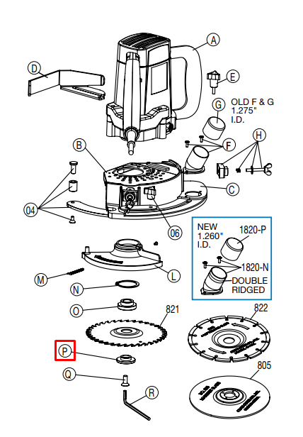 Blade Clamp for no. 812