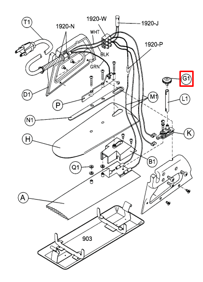 Knob for no. 900
