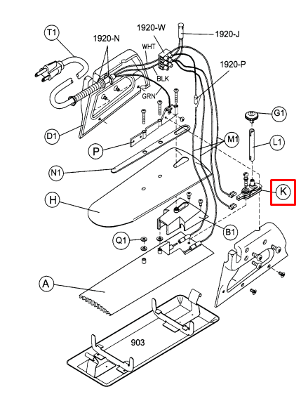 Thermostat réglable pour no. 900