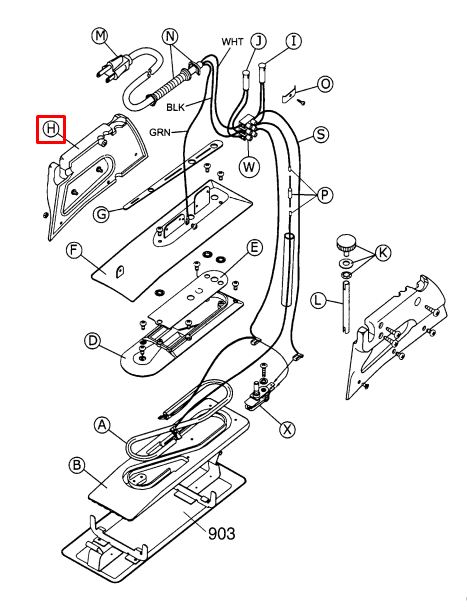 Handle Set with Screws for no. 920