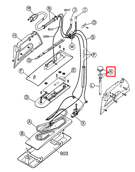 Dial Knob with Washers for no. 920