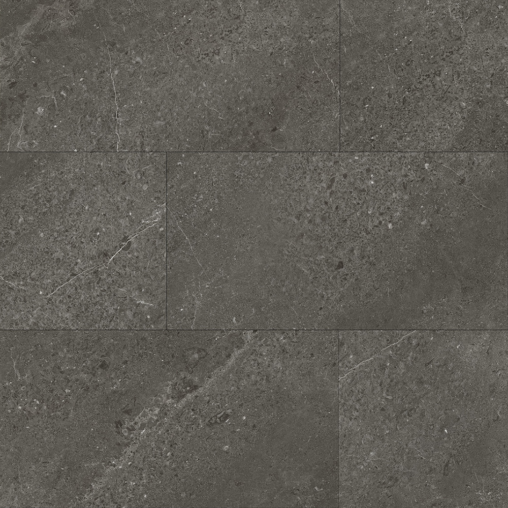Vinyl Tiles Dura Contract Elements Nero Glue Down 12" x 24"