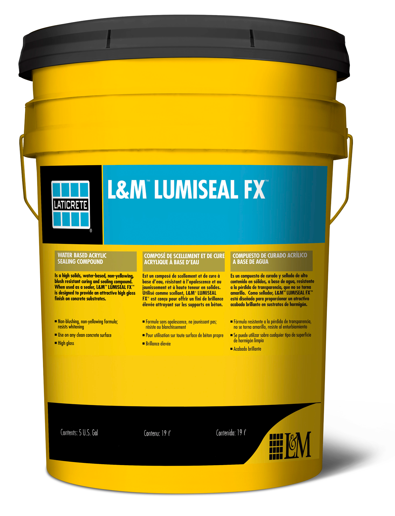 L&M Lumiseal FX Concrete Sealer 19 L