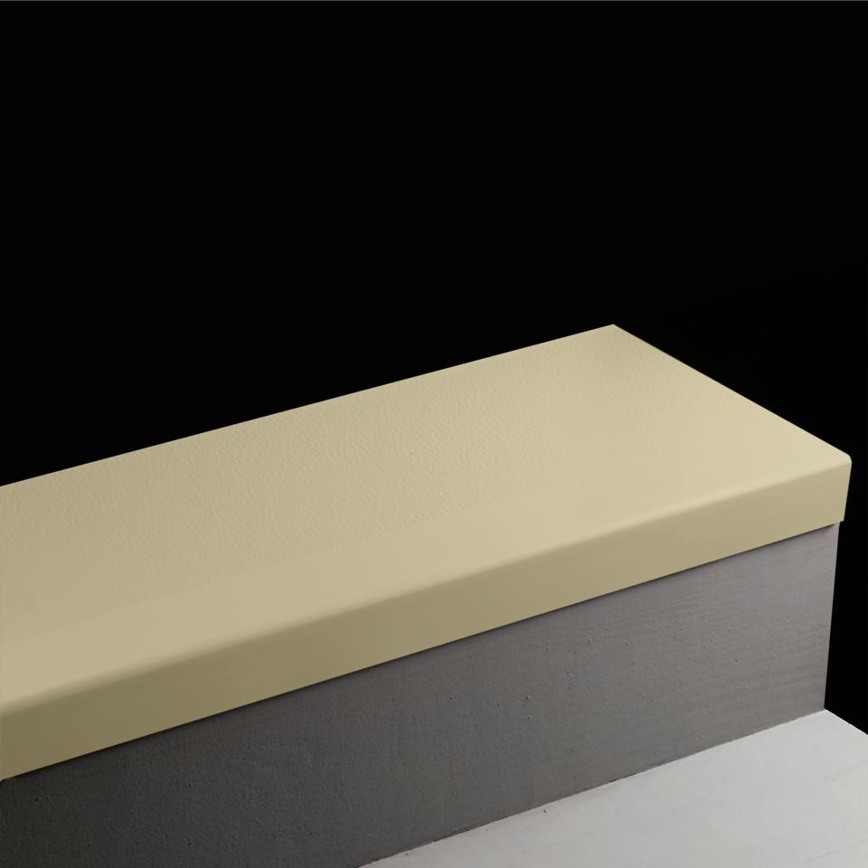Angle Fit Rubber Stair Tread Hammered #151 Iguana with Grit Tape 96"