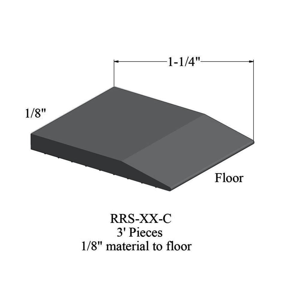 Multi-Flooring Reducer Vinyl #TA6 Travertine 1/8" x 1-1/4" x 3'