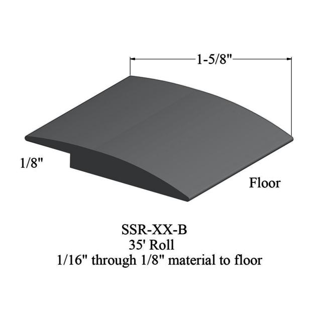 Multi-Flooring Reducer Vinyl #TA6 Travertine 1/8" x 1-5/8" x 35'