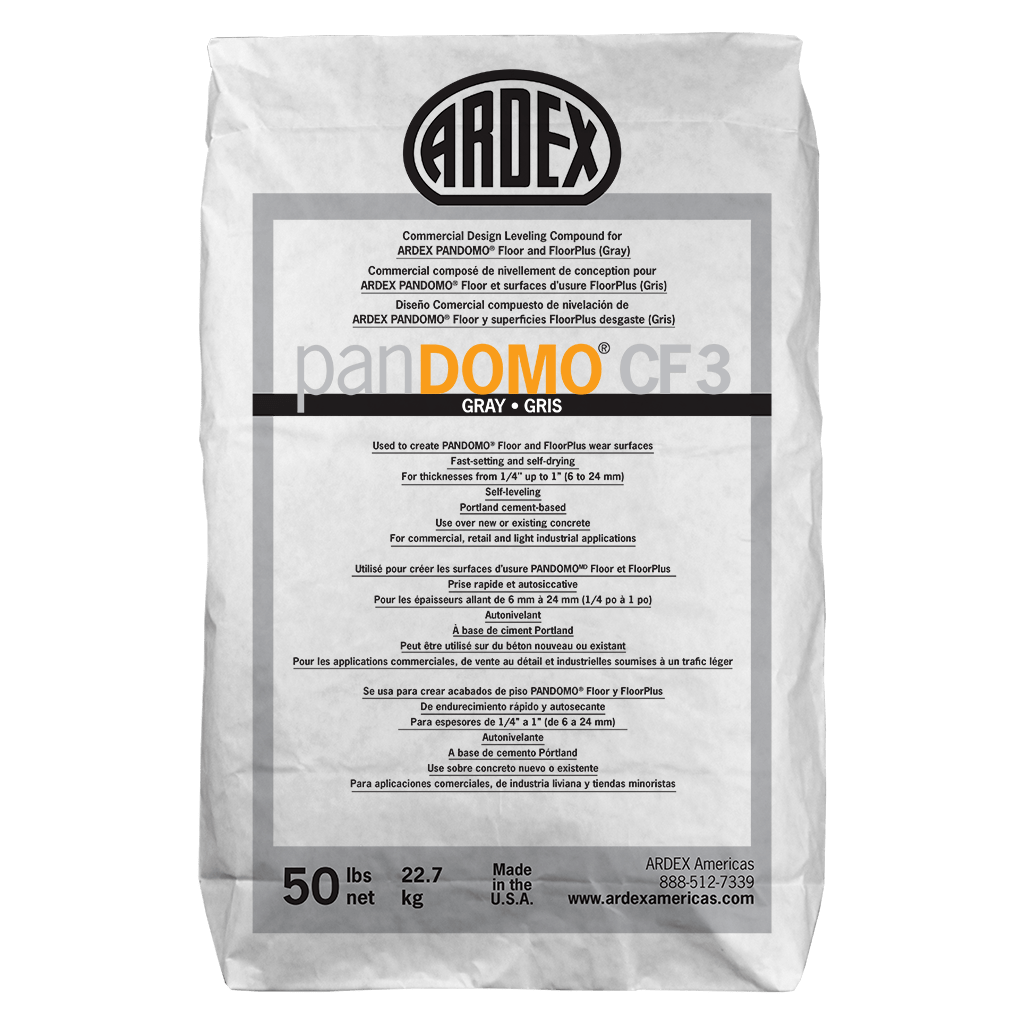 Pandomo CF1 Composé de nivellement de conception commerciale, Gris - 50 lb