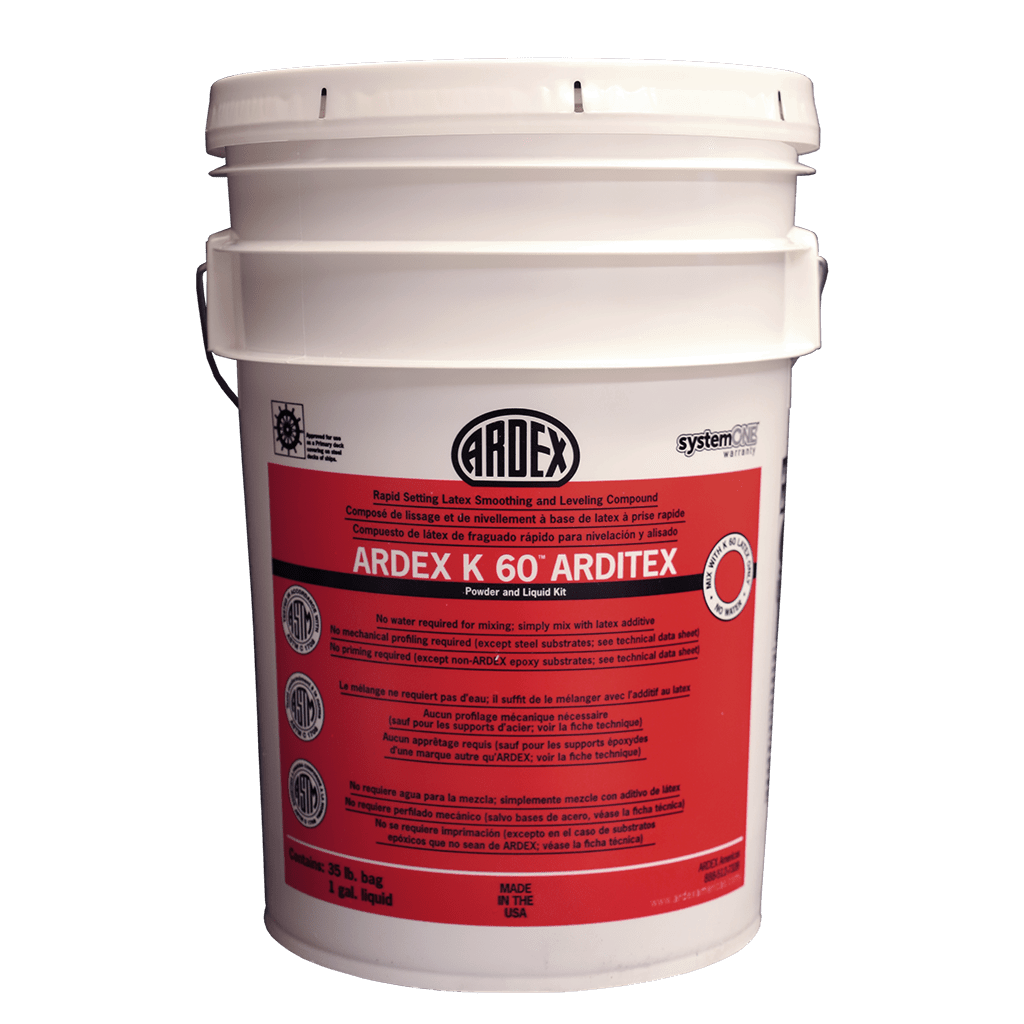 Rapid Setting Latex Smoothing and Leveling Compound Kit K 60 ARDITEX