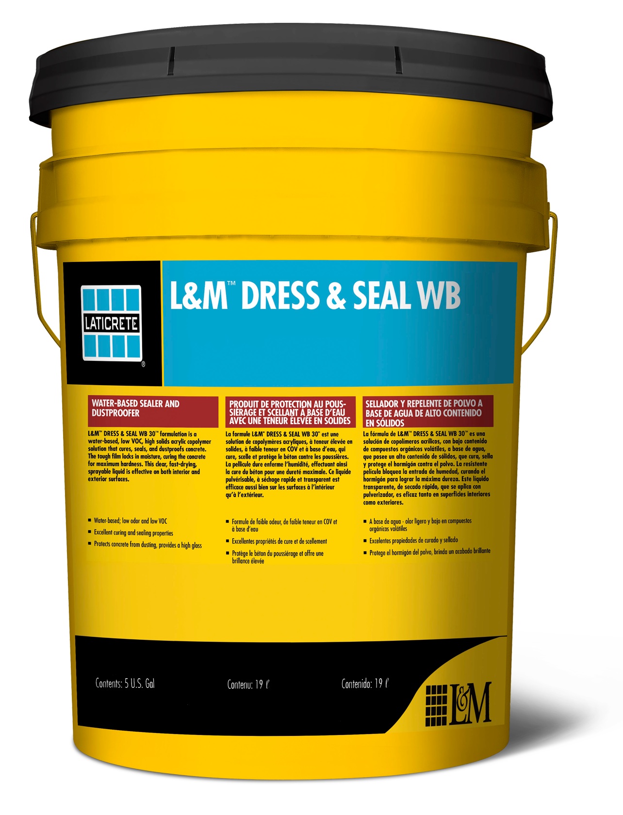 L&M Dress & Seal WB Concrete Sealer Acrylic Copolymer 5 Gal