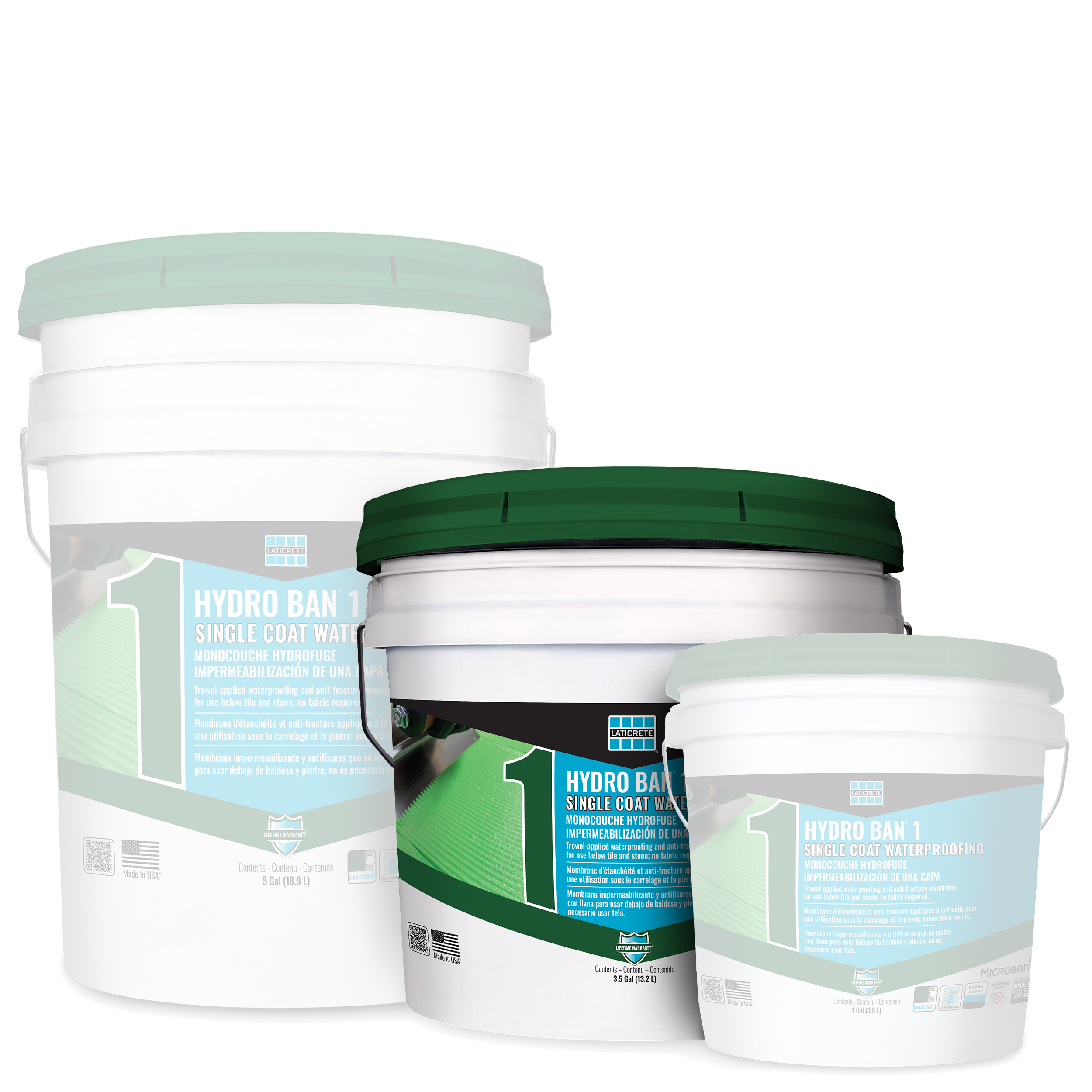 Hydro Ban 1 Waterproofing & Crack Isolation Membrane - 3.5 gal