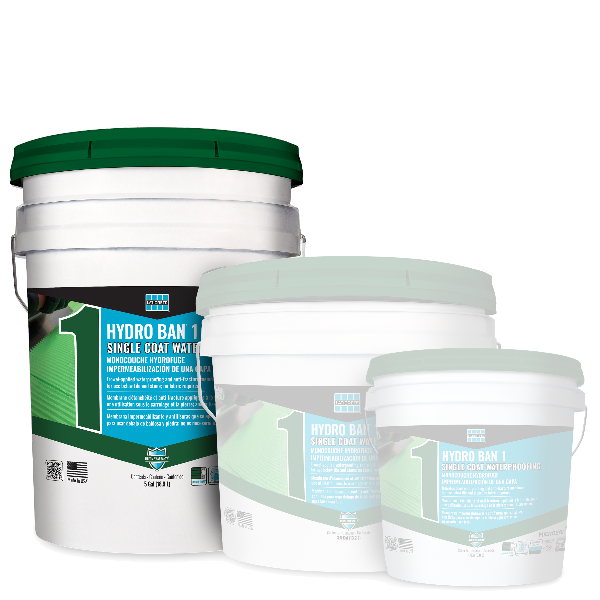 Hydro Ban 1 Waterproofing & Crack Isolation Membrane - 5 gal