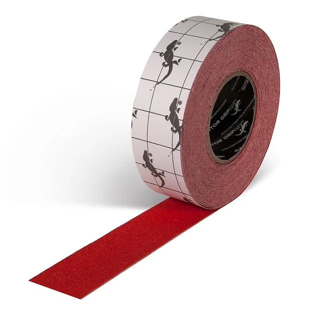 Anti-Slip Grit Tape Gator Grip Red 2" x 60'