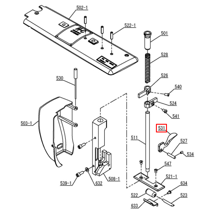 Handlifter B for PBT