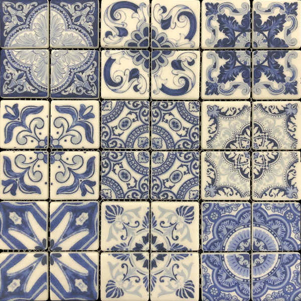 Centura - Mosaic Florentina Roman Blue Glossy 12