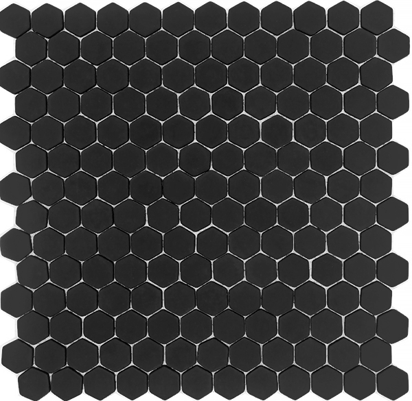 Mosaic Pan Dan Graphite Matte 12" x 12"