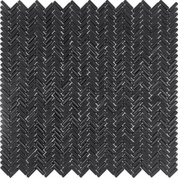 Mosaic Pan Dan Graphite Glossy / Matte 12" x 12"