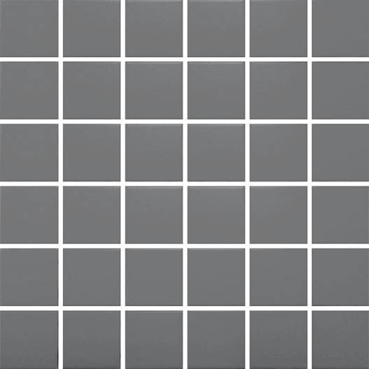 Mosaic Plain Glaze Steel Grey Satin 12" x 12"