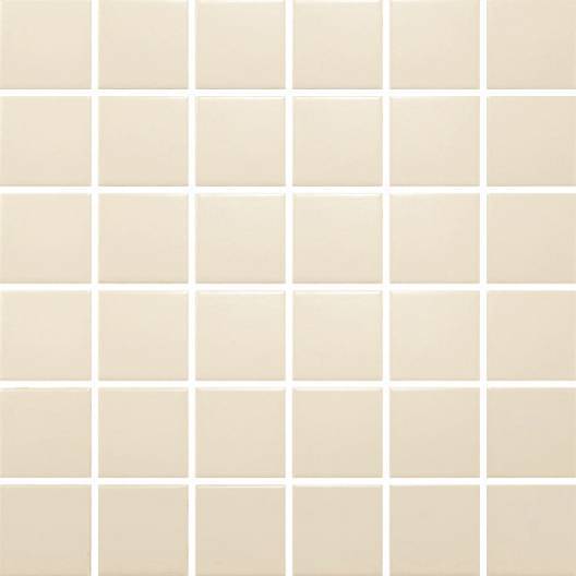 Mosaic Plain Glaze Bone Satin 12" x 12"