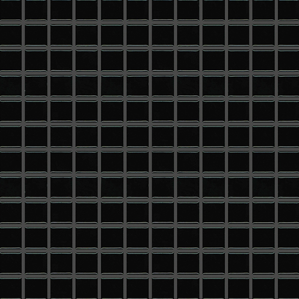 Mosaic Basic Black Glossy 12" x 12"