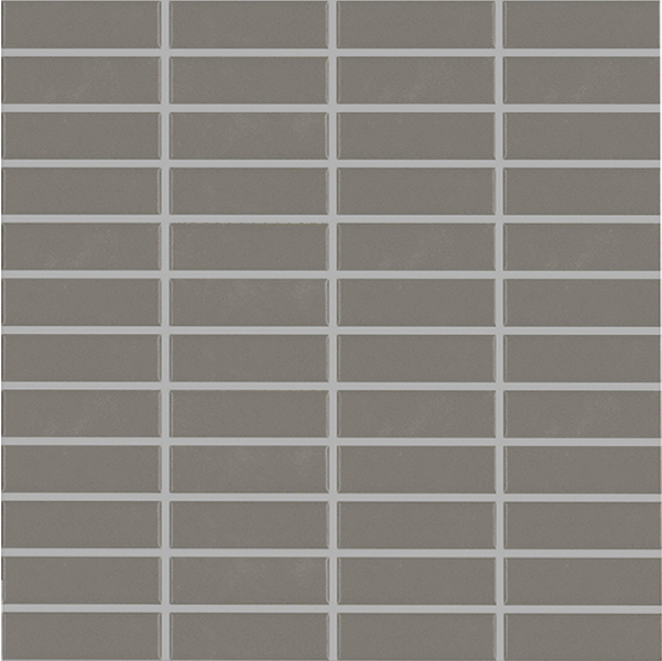 Mosaic Basic Bronze Grey Satin 12" x 12"
