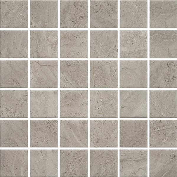 Mosaïque Miki - InkJet Mosaics Grey Mat 12" x 12"