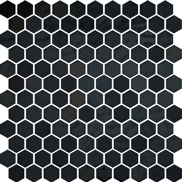 Mosaic Opalo Noir Glossy 12" x 12"