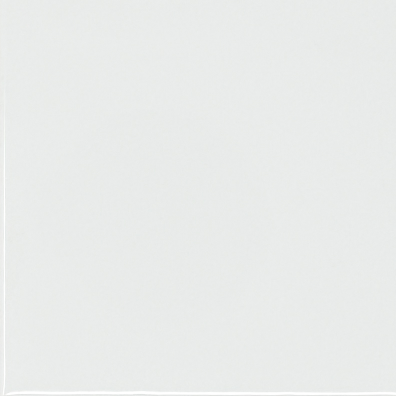 Tuiles murales Monochrome White lustré 4" x 4"