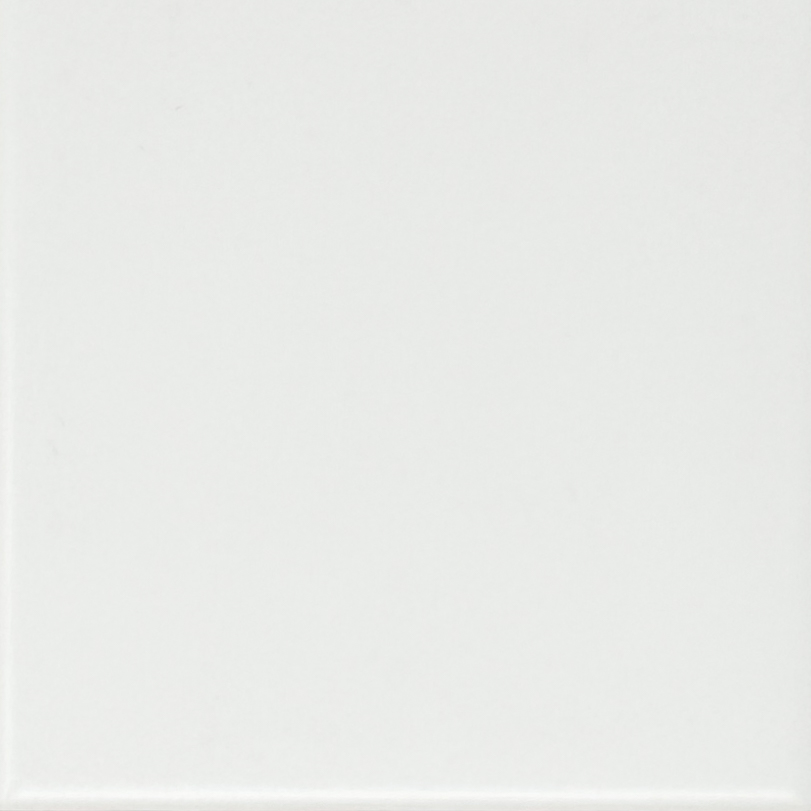 Tuiles murales Monochrome White mat 4" x 4"