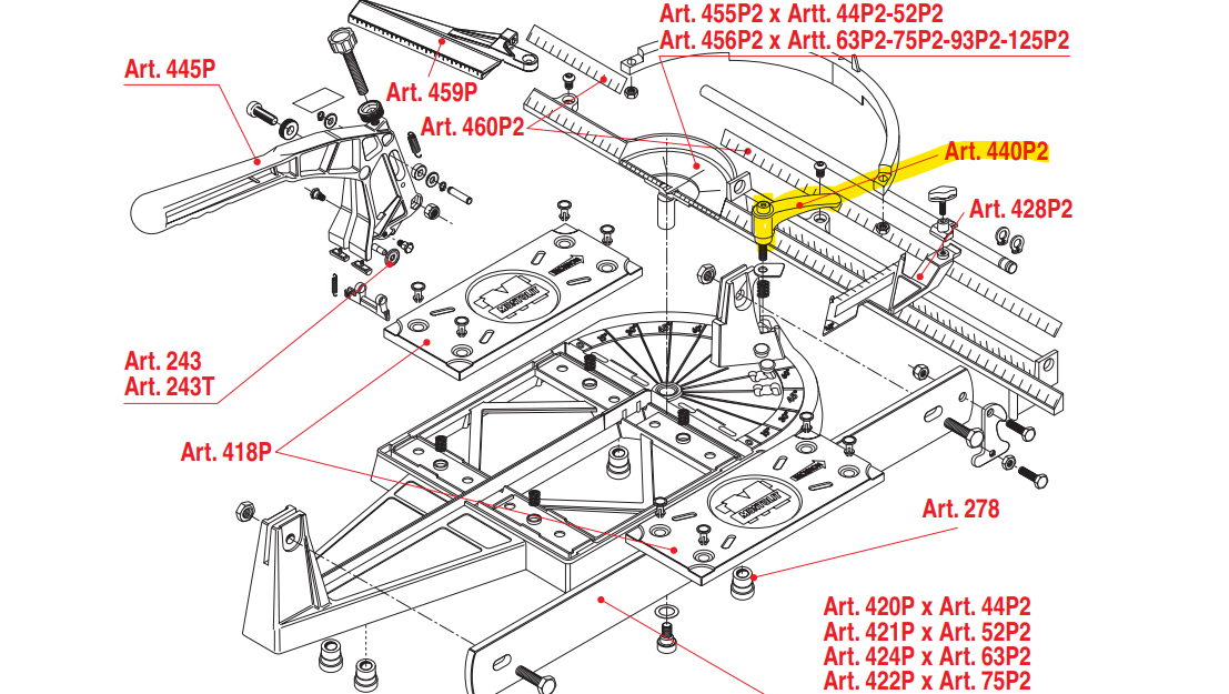 Replacement Assorted Spare Parts for Masterpiuma 2 Tile Cutter