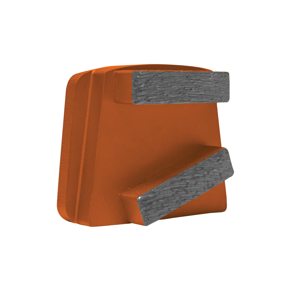 Extra-Hard Grinding Pad with 2 Rectangular Diamond Segments 16 Grit for PHX12 (Pack of 4)
