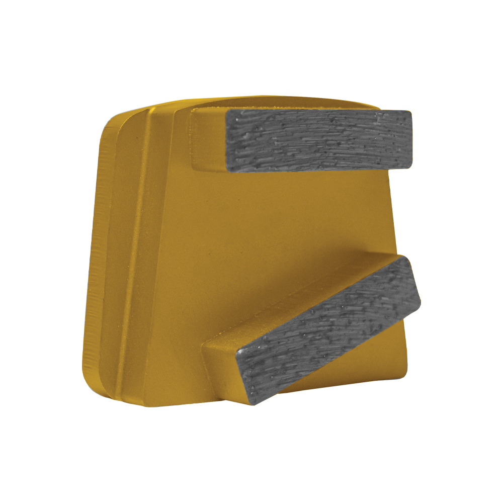 Soft Grinding Pad with 2 Rectangular Diamond Segments 40 Grit for PHX21/D21/D28