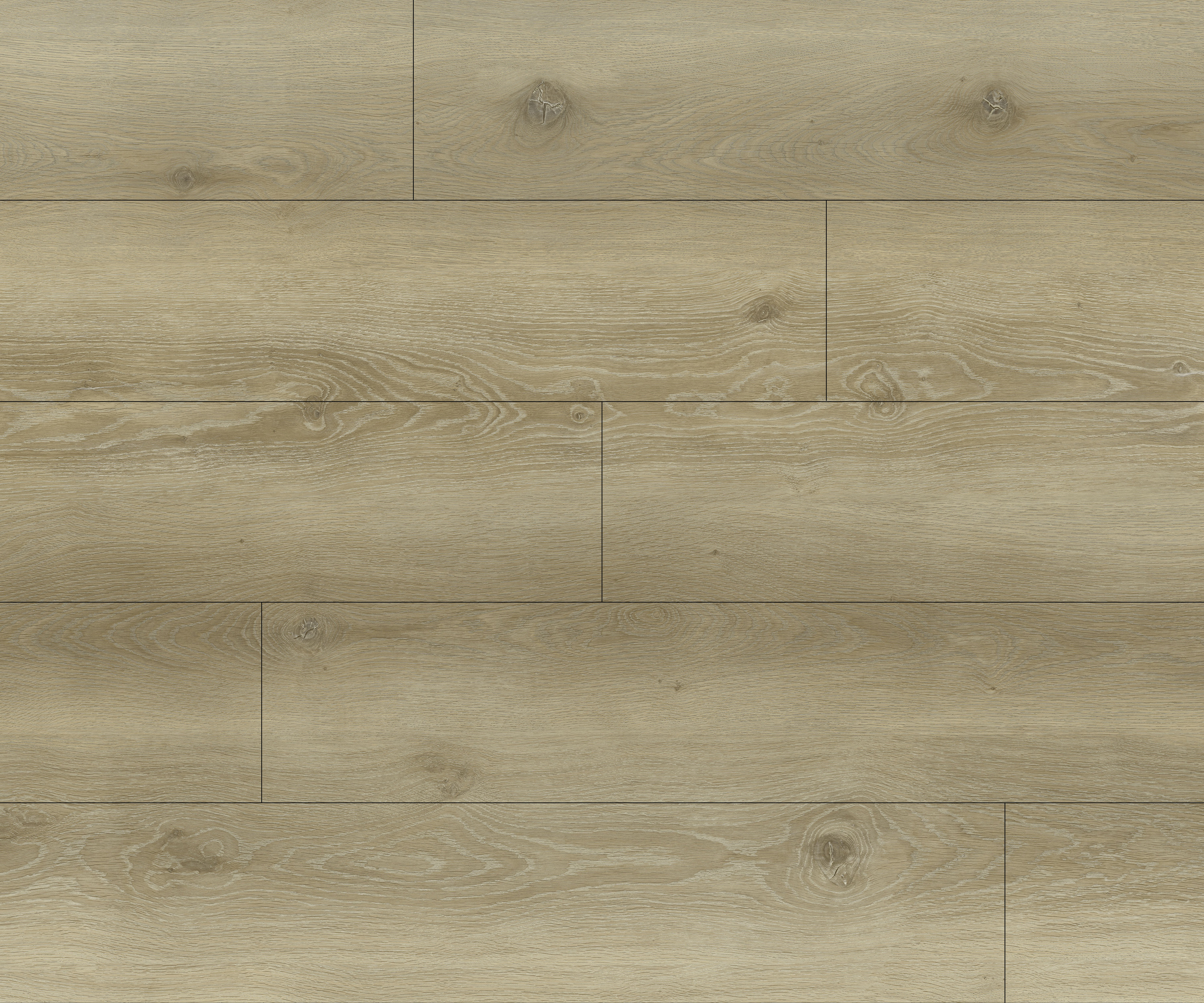 Vinyl Plank Distinction Knotty White Oak Glue Down 7" x 48"