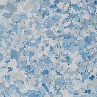 Flocons pour epoxy ColorFlakes B702 Iceberg 40 lb 1/4"