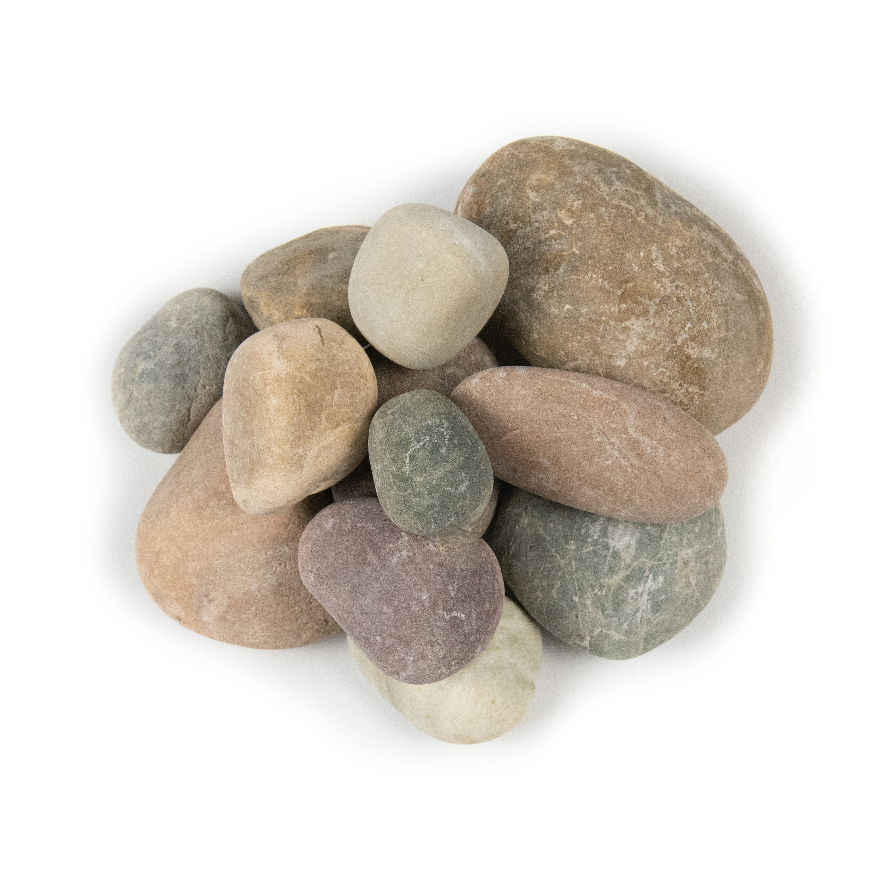 Large River Stones Piedra Pebbles Amazon Multi Natural 40 lb